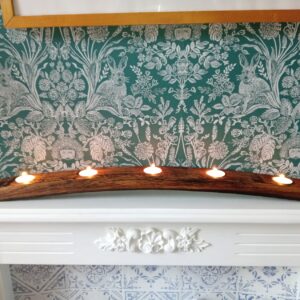 Old Oak Stave Tea-Light Candle Holder